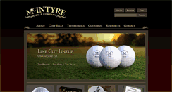 Desktop Screenshot of mcintyregolf.com